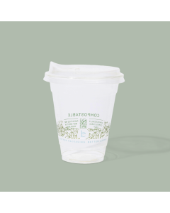 12oz Compostable Clear Cold Cup, 1000/cs