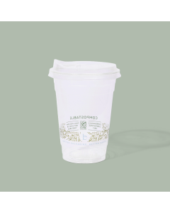 16oz Compostable Clear Cold Cup, 1000/cs