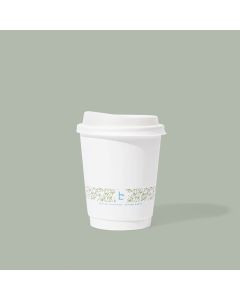 8oz Double Wall Hot Cup, Compostable, 500/cs